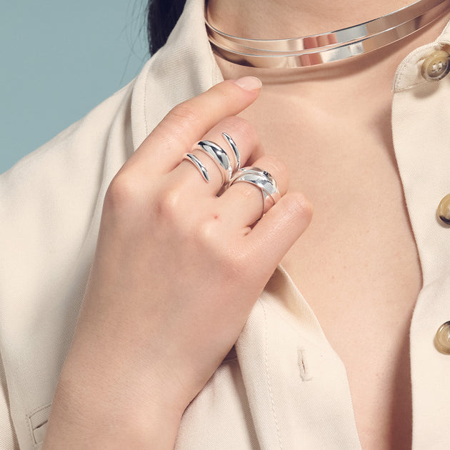 1AR アクセサリー3連リング 29846 | UNOAERRE