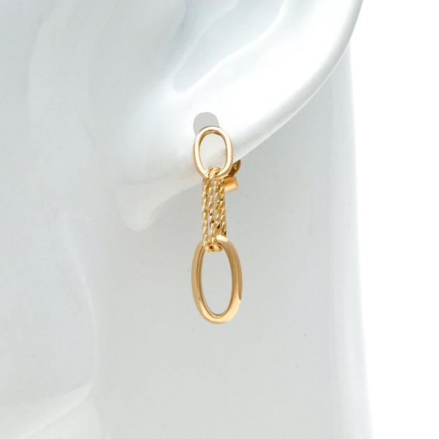 UNOAERRE K18イエローゴールドピアス 31424 | UNOAERRE