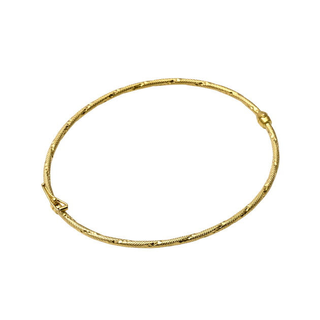 UNOAERRE K18イエローゴールドバングル 31789 | UNOAERRE
