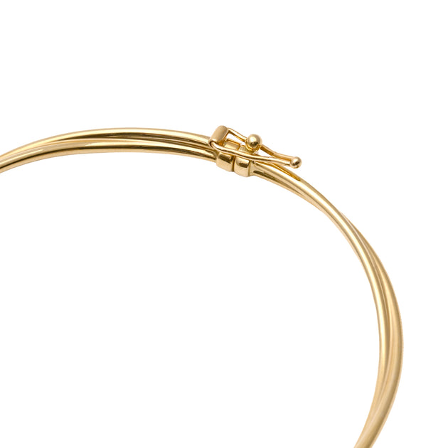 NATIVE SPIRIT K18 ホーク フェザー イエローゴールド バングル K18GOLD HAWK FEATHER INGOT BRACELET/NATIVE SPIRIT（ネイティブ