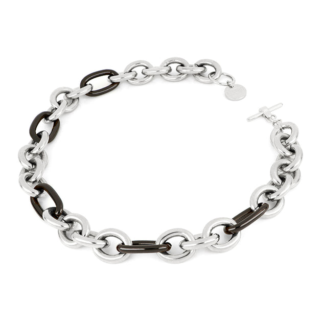 1AR アクセサリーコンビカラーチェーンネックレス 26039 | UNOAERRE