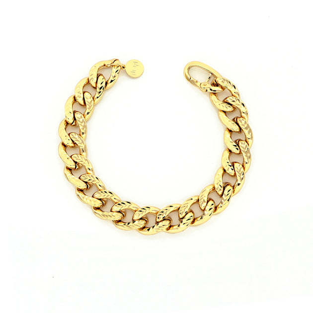 ライア ブレスレット 1AR アクセサリーダイヤモンドカットチェーンブレスレット 25539