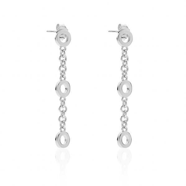 unoaerre シルバー925 ツイスティムーブデザインピアス SILVER 925 デザインピアス（ロング） 30596 | UNOAERRE
