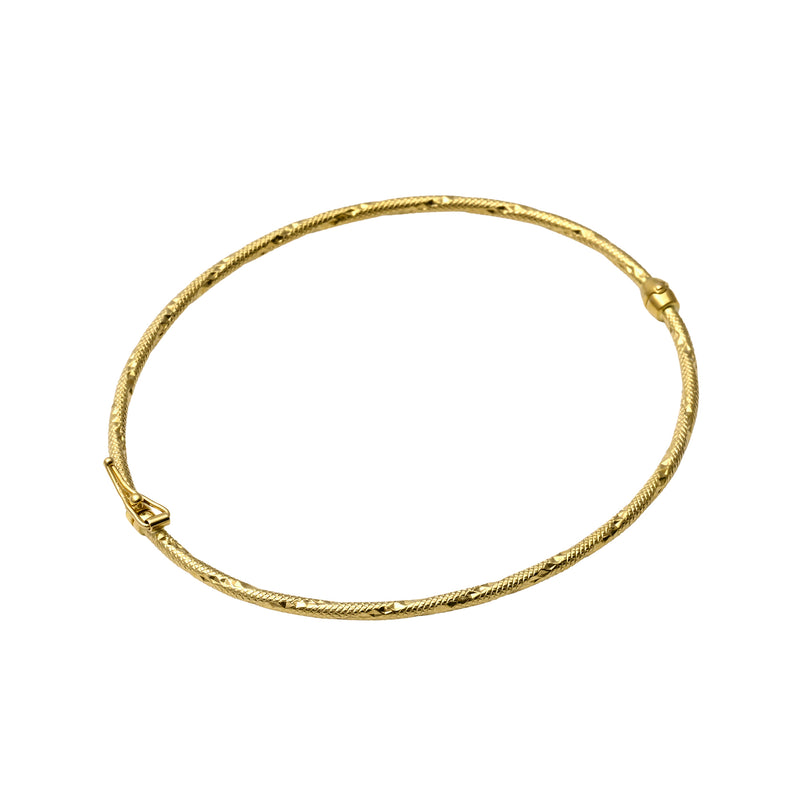 UNOAERRE K18イエローゴールドバングル 31789