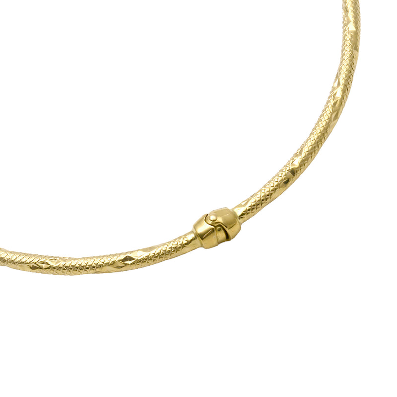 UNOAERRE K18イエローゴールドバングル 31789