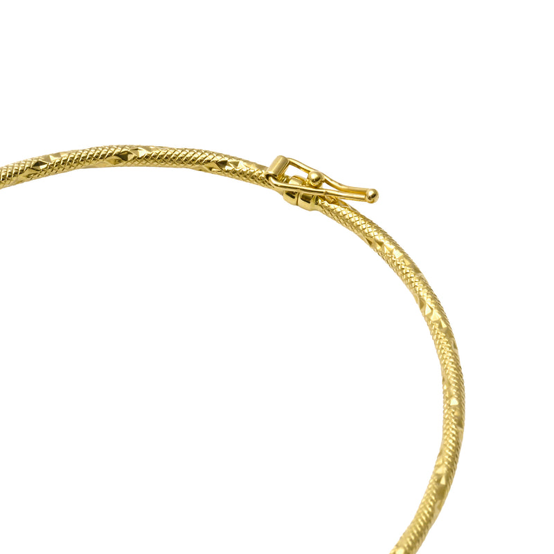 UNOAERRE K18イエローゴールドバングル 31789