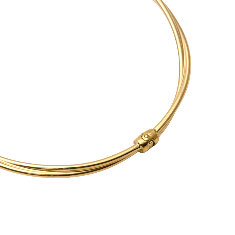 UNOAERRE K18イエローゴールドバングル 31797
