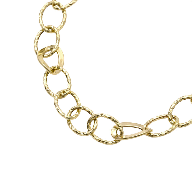 UNOAERRE K18イエローゴールドブレスレット 31805