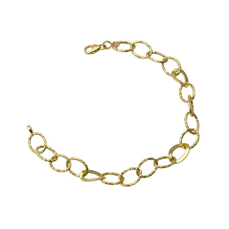 UNOAERRE K18イエローゴールドブレスレット 31805