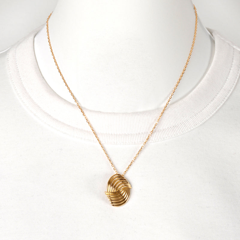 UNOAERRE K18イエローゴールドデザインネックレス 31808