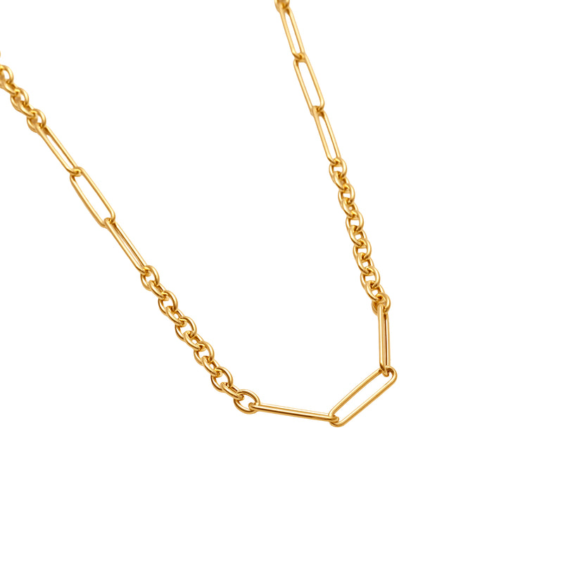 UNOAERRE K18イエローゴールドネックレス 31849