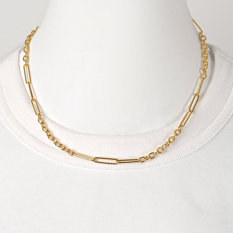 UNOAERRE K18イエローゴールドネックレス 31849