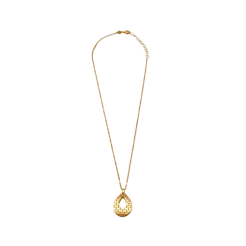 UNOAERRE K18イエローゴールドデザインネックレス 31855