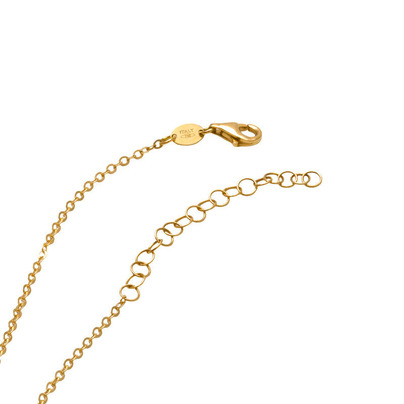 UNOAERRE K18イエローゴールドデザインネックレス 31855