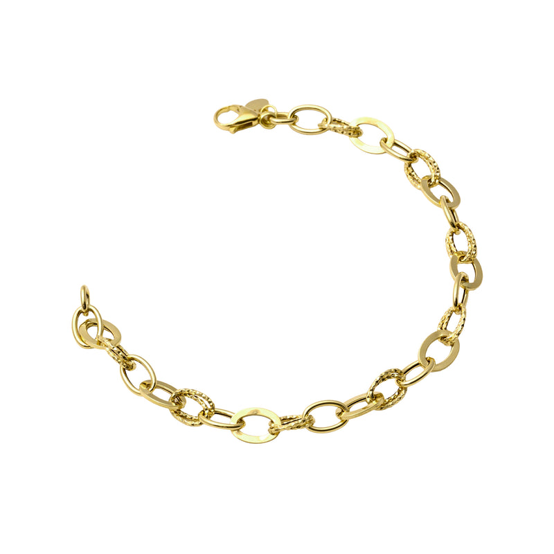 UNOAERRE K18イエローゴールドブレスレット 31864