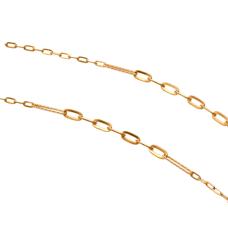 UNOAERRE K18イエローゴールドコインネックレス 31876