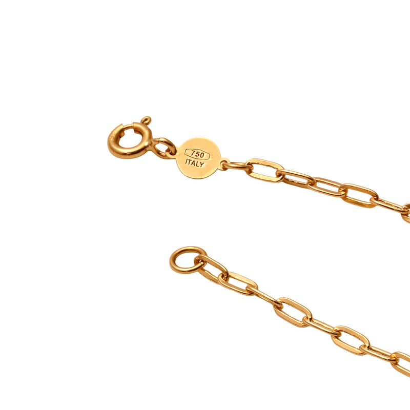 UNOAERRE K18イエローゴールドコインネックレス 31876