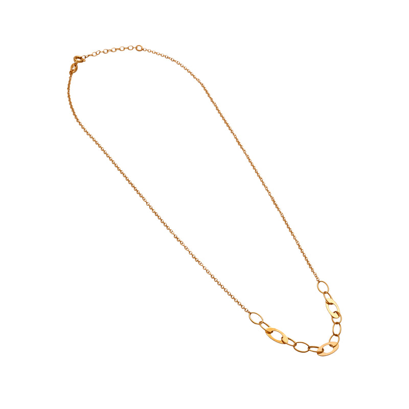 UNOAERRE K18イエローゴールドネックレス 31912