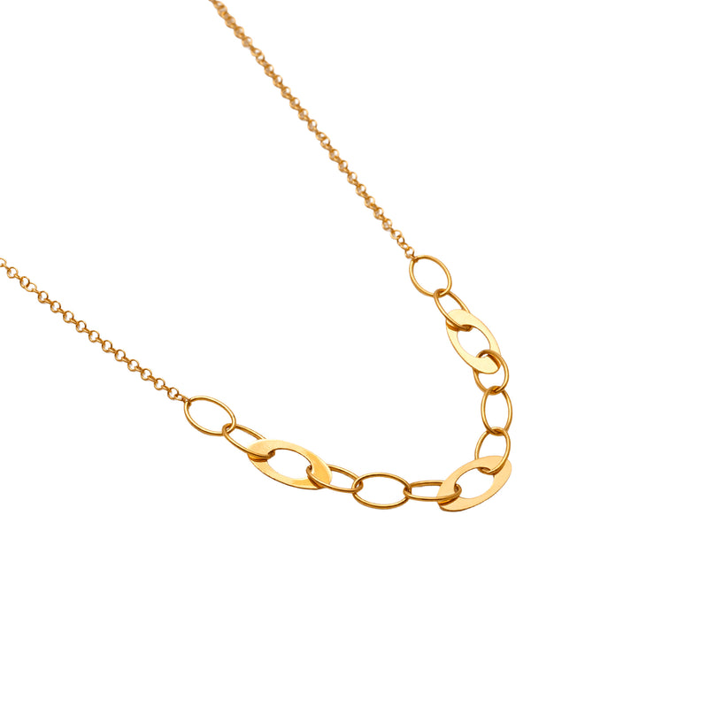 UNOAERRE K18イエローゴールドネックレス 31912