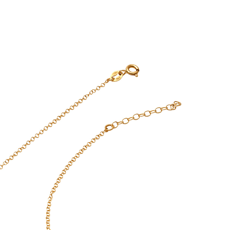 UNOAERRE K18イエローゴールドネックレス 31912