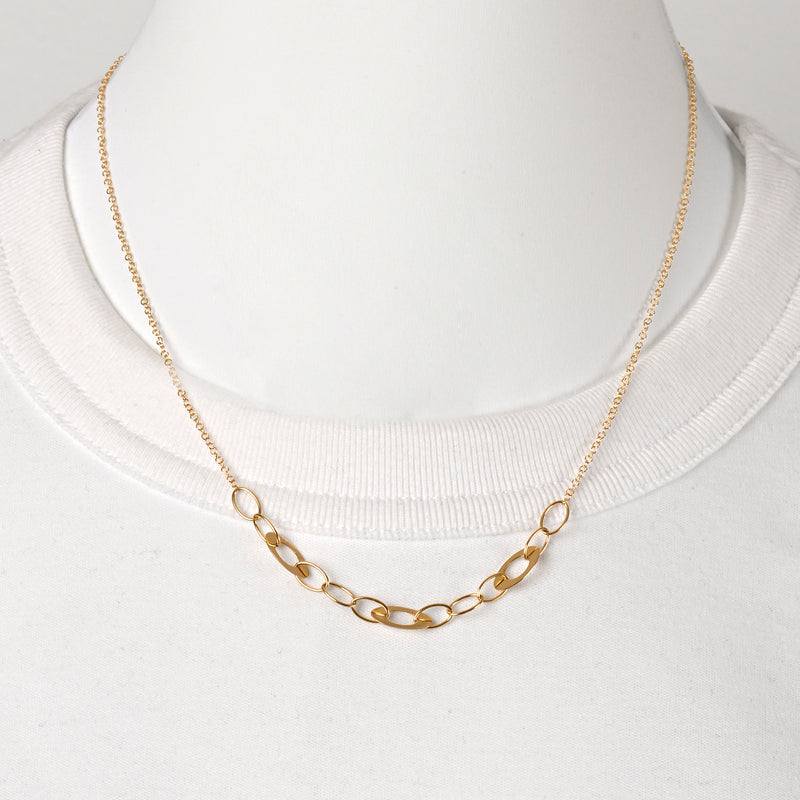 UNOAERRE K18イエローゴールドネックレス 31912