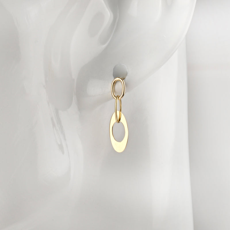 UNOAERRE K18イエローゴールドピアス 31919