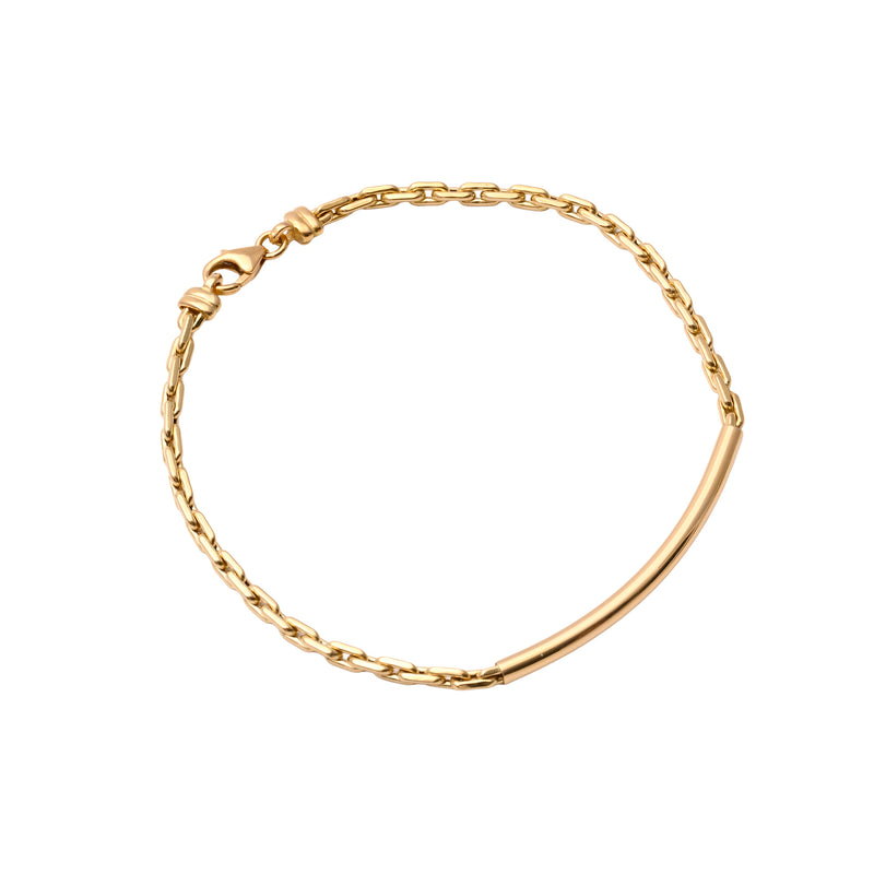 UNOAERRE K18イエローゴールドブレスレット 31949