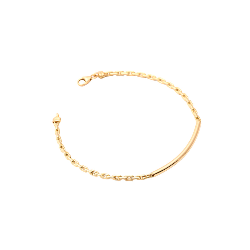 UNOAERRE K18イエローゴールドブレスレット 31949