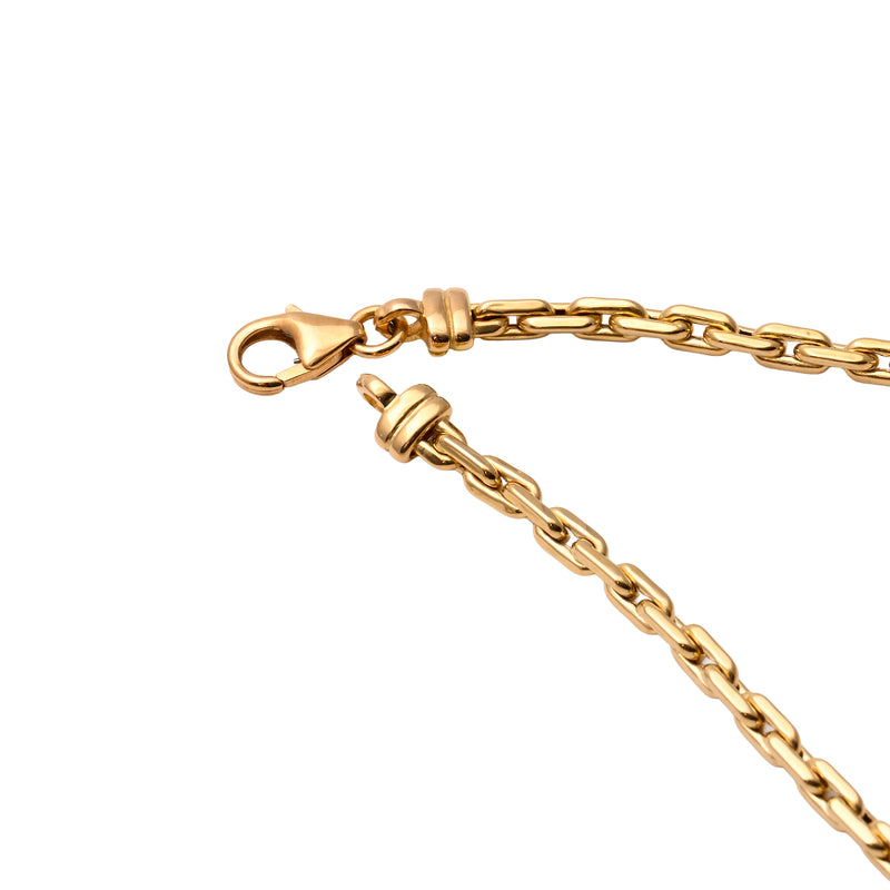 UNOAERRE K18イエローゴールドブレスレット 31949