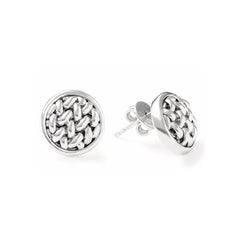 SILVER 925 編み込みデザインピアス 32232 | UNOAERRE